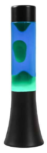 Lavalamp Zwart Blauw/Groen