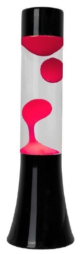 Lavalamp Zwart Roze