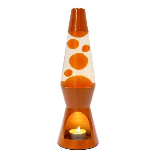 Theelicht lavalamp Terracotta (kleur)