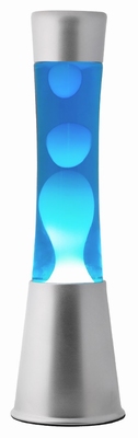 Lavalamp Blauw/Wit