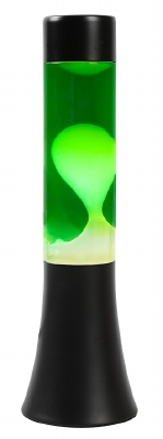 Lavalamp Zwart Geel/Groen