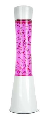 Glitterlamp Roze