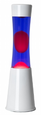 Lavalamp Wit Violet/Rood